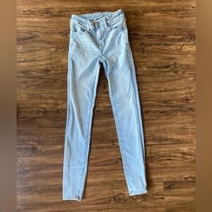 American Eagle Outfitters Light Blue Skinny Jeans